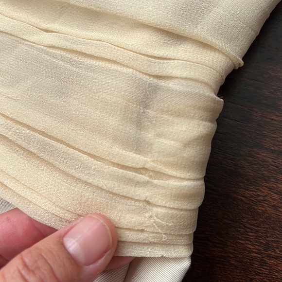 Erin Fetherston Structural Ruffle Cream Dress - Picture 8 of 10